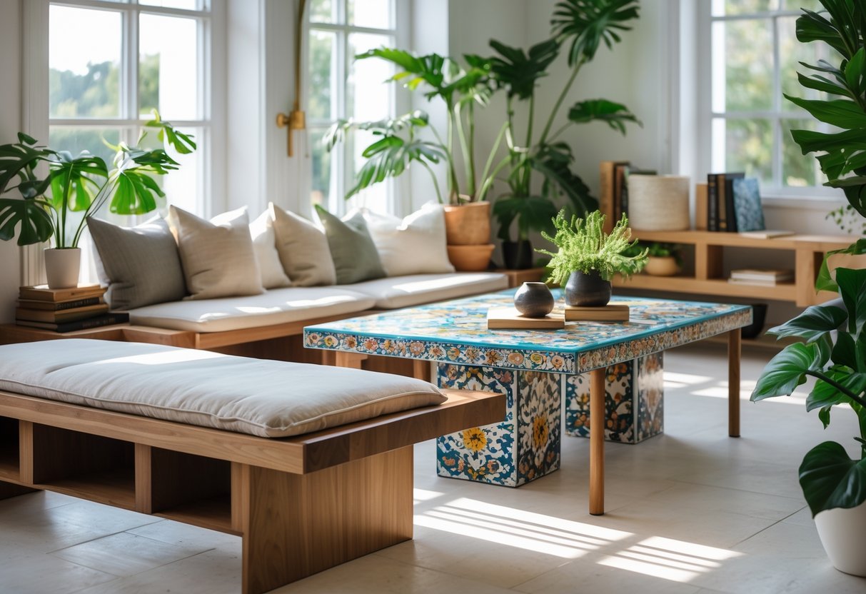 Saadan skaber du et stilfuldt hjem med baenke og fliseborde